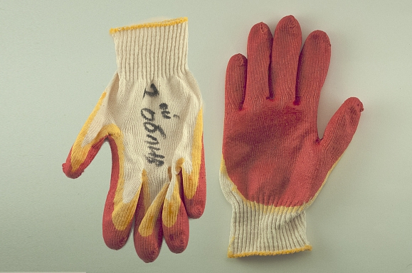 Перчатки х/б 2-й облив Латекс от Фабрики перчаток.